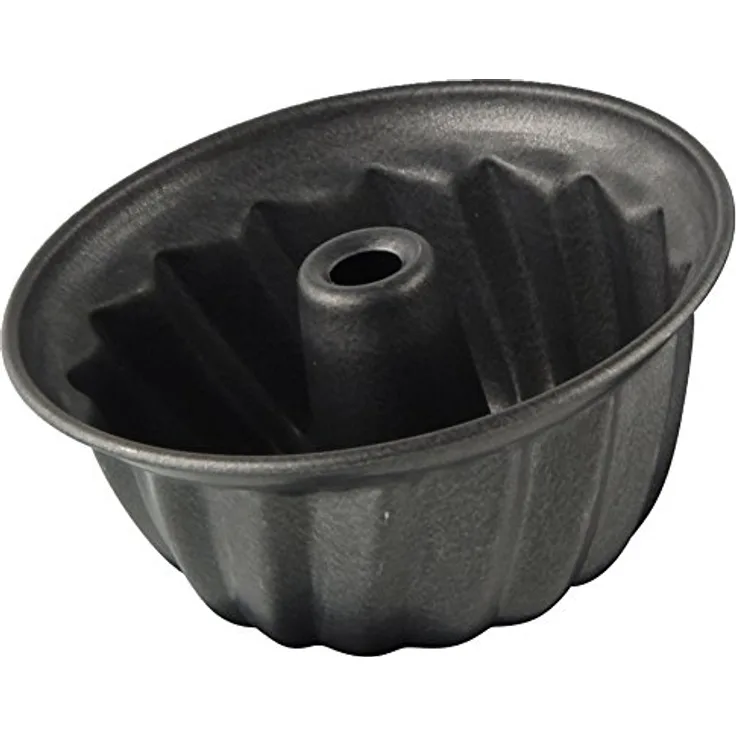 Zenker Gugelhupfform Ø 10 cm SPECIAL - MINI, kleine Backform aus Stahlblech, Kuchenform mit Antihaftbeschichtung (Farbe: Schwarz), Menge: 1 Stück
