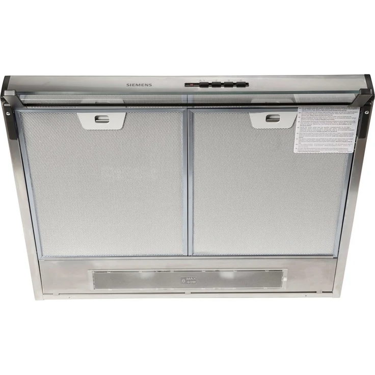 Siemens iQ100 LU63LCC50, Motorhaube, Standard, Breite: 60 cm, Tiefe: 48.2 cm, Abzug & Umluft, rostfreier Edelstahl – Bild 4