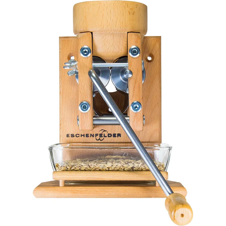 Eschenfelder Korn-Quetsche Holztrichter -Wandmodell