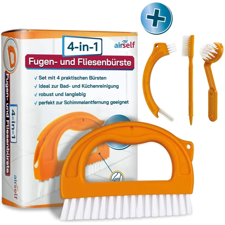 Fugenbürste (Set mit 4 praktischen Bürsten)