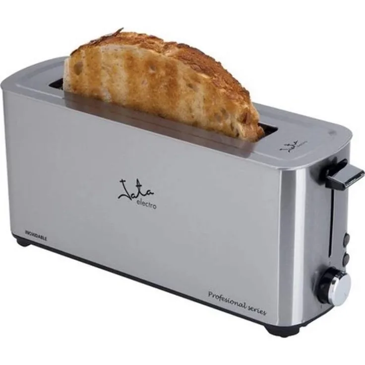 Jata Breitschlitz-Toaster, Edelstahl, Grau