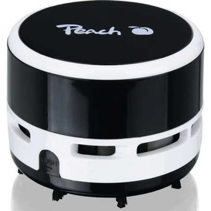 Peach PA105 Mini Staubsauger | 1 Stück | batteriebetrieben (2x AA) | hohe Saugkraft | schwarz – Bild 2