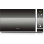 Caso MCG25 chef Design Mikrowelle mit Grill und Heiluft 3in1, Standgerät, 25 Liter Garraum, 900 Watt, Innenraum Edelstahl