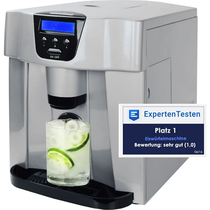 Syntrox Digitaler Eiswürfelbereiter, Eiswürfelmaschine mit Spender