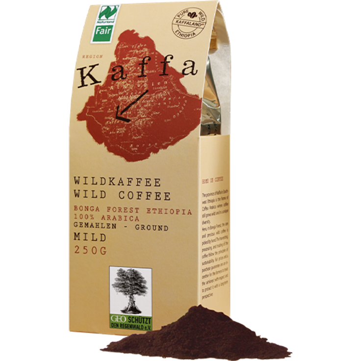 KAFFA Bio Wildkaffee Mild, 250g gemahlen