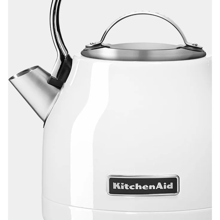 KitchenAid 5KEK1222EWH Edelstahl-Wasserkocher, 2200W, 1,25 L, Abschaltautomatik, Trockengehschutz, Kontrollleuchte, weiß – Bild 2