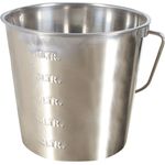 Kerbl Edelstahleimer 12,3 Liter mit Skalierung