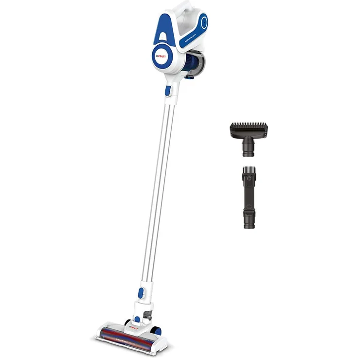 Polti Forzaspira Slim SR90B PBEU0116, Akkustaubsauger, Weiss-Blau – Bild 1