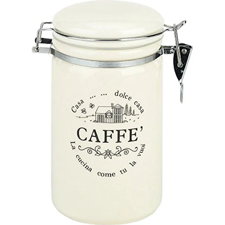 Kaffeedose Dolce Casa, 850 ml., Keramik mit Bügelverschluss, von TOGNANA – Bild 1