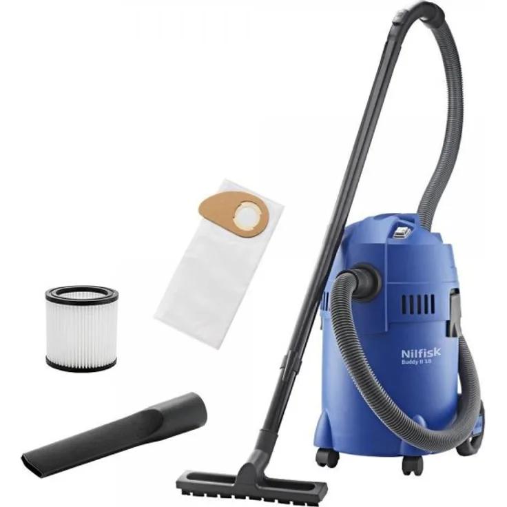 Nilfisk Buddy II 18 Nass-/Trockensauger + Blasadapter