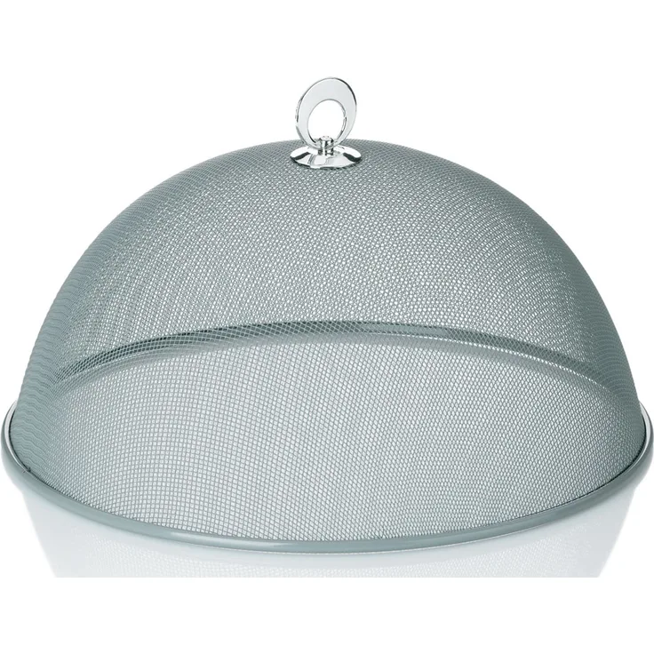 kela Abdeckhaube Como 35x15cm aus Metall in grau, 35 x 35 x 15 cm