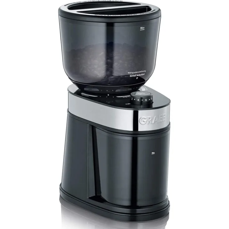 Graef CM202EU Kaffeemühle, Kunststoff, Schwarz 