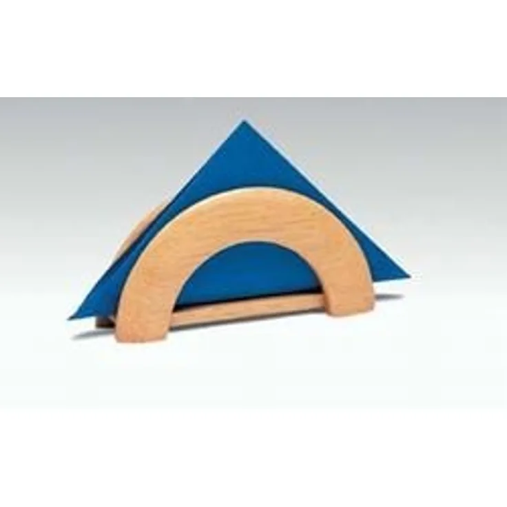 Continenta Serviettenhalter aus Gummibaumholz, Serviettenständer, Größe: 18 x 8,5 x 4,5 cm