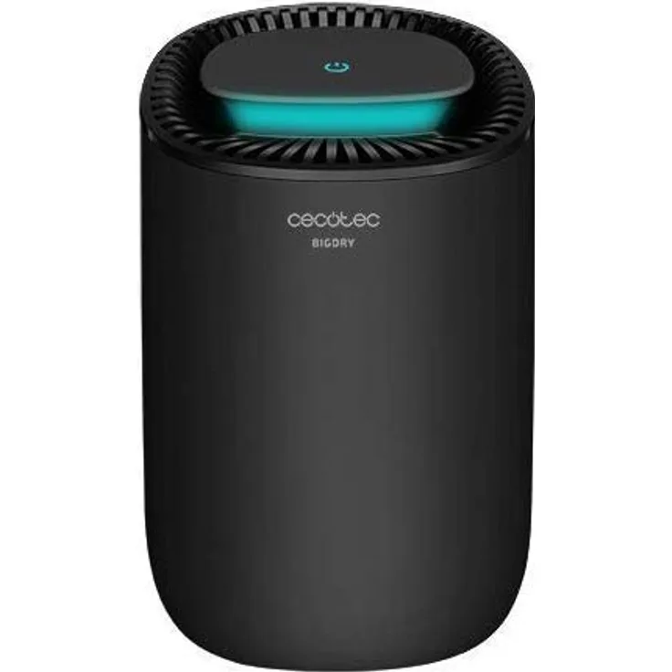 Cecotec 05602 Luftentfeuchter BigDry Serie 2000 Light Black 300 ml-Tag, abnehmbarer Wassertank 0,6, 20 m2, Mindestverbrauch 23 W