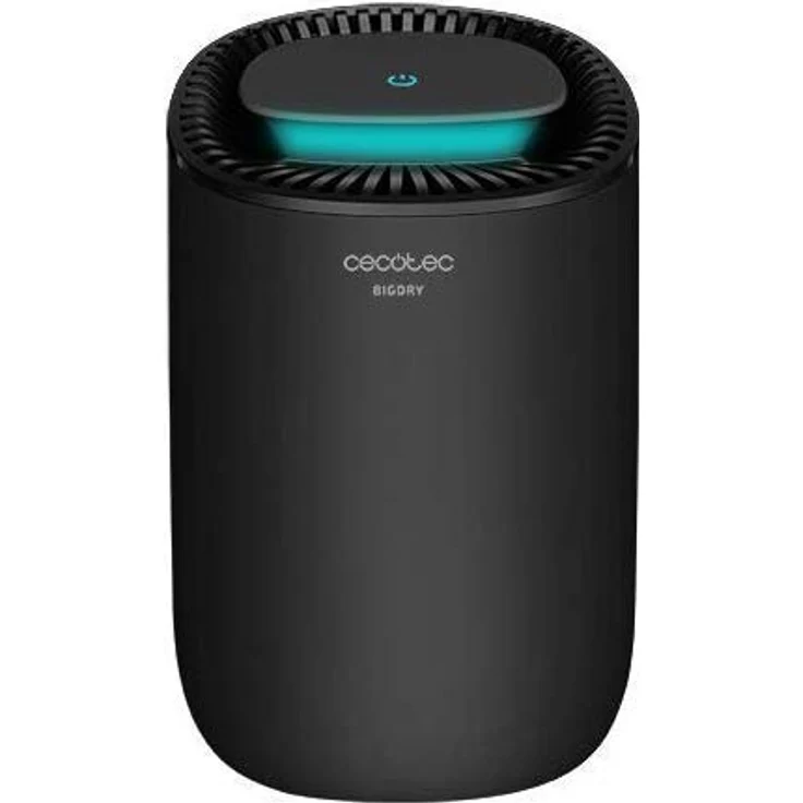 Cecotec 05602 Luftentfeuchter BigDry Serie 2000 Light Black 300 ml-Tag, abnehmbarer Wassertank 0,6, 20 m2, Mindestverbrauch 23 W