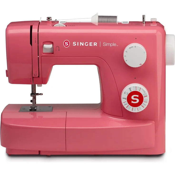 Singer 3223R Simple Freiarm-Nähmaschine 23 Sticharten Nählicht rot Freiarm-Nähmaschine, rot – Bild 1
