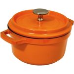 Baumalu 386134 Bräter, Aluguss, Durchmesser 16 cm, Orange