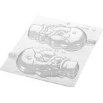 Silikomart 70.247.00.0060 Backform aus Polycarbonat, Schneemann, transparent