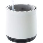 AIRY Pot - Luftreiniger Blumentopf für saubere Raumluft - rund - 1600 ml - 27 cm hoch - weiß, grau