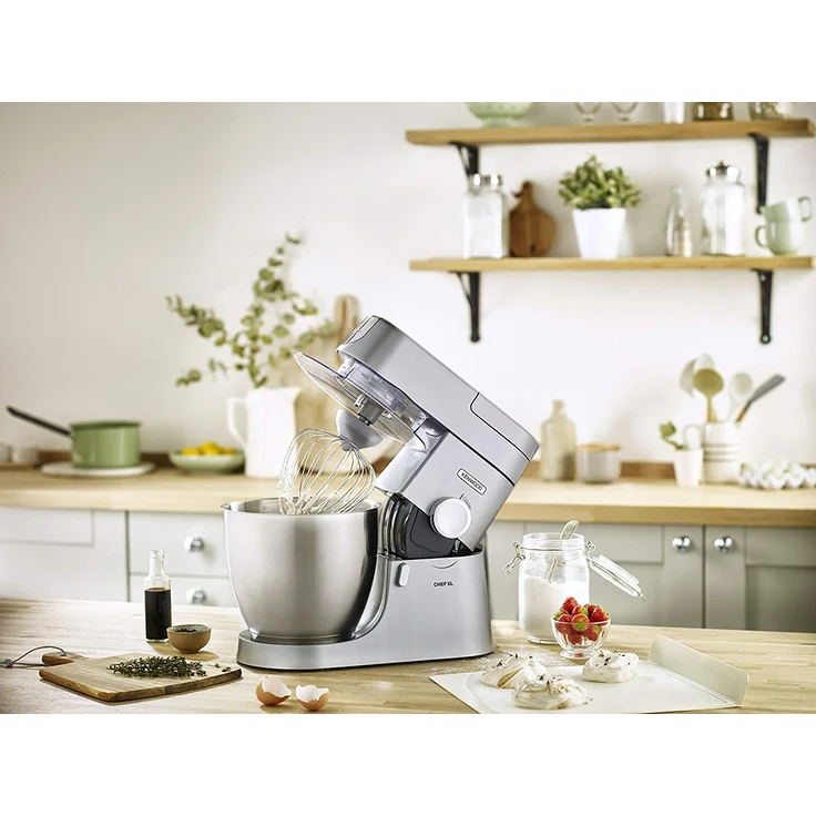Kenwood kvl4100s Chef Küchenmaschine mit Planetenrührwerk, 1200 W, 6.7 L, silber, Serie: Chef XL – Bild 5