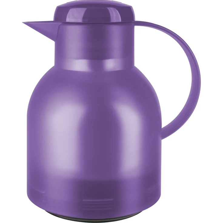 Emsa 505126 Samba Isolierkanne (1 Liter, Quick Press Verschluss, 12h heiß, 24h kalt) lavendel – Bild 1