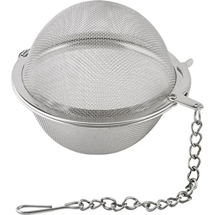 Weis Tee-Brüher Kugel 5,5 cm, Edelstahl, Silber, 13 x 5.5 x 5.5 cm