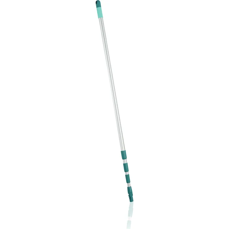 Leifheit Teleskopstiel 400 cm, ausziehbare Teleskopstange von 130 bis 400 cm, Aluminiumstiel mit Click System für diverse Reinigungsgeräte, Stiel für hohe Räume, ideal für schwer erreichbare Stellen