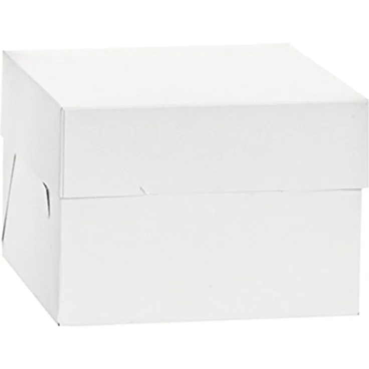 0339481 DECORA TORTENKARTON MIT DECKEL 30,5X30,5X25 CM