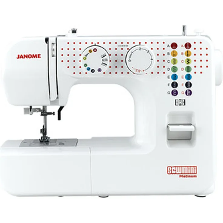 Janome SewMini Platinum Nähmaschine, weiß