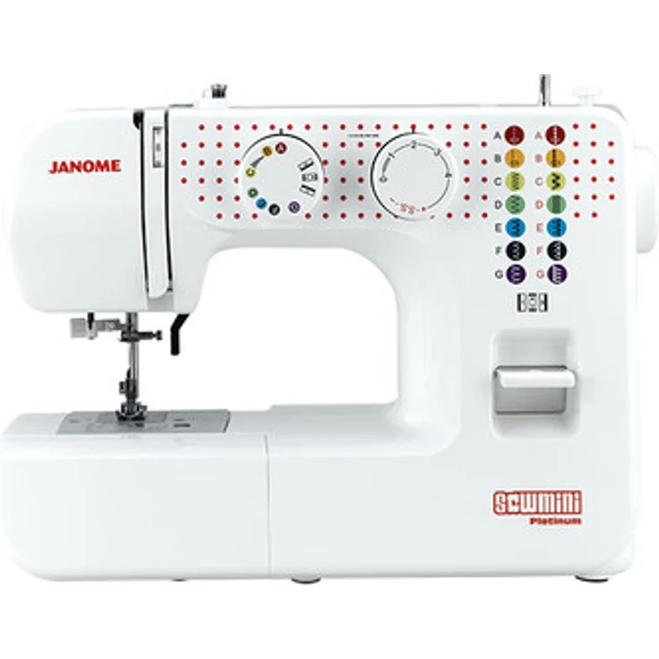 Janome SewMini Platinum Nähmaschine, weiß – Bild 1