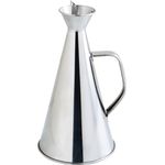 Quid 7694003 Renova Quid Ölspender, auslaufsicher, INOX, 75 cl, Transparent, 15 x 15 x 30 cm