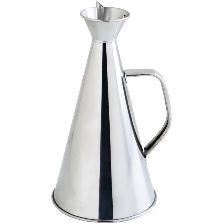 Quid 7694003 Renova Quid Ölspender, auslaufsicher, INOX, 75 cl, Transparent, 15 x 15 x 30 cm