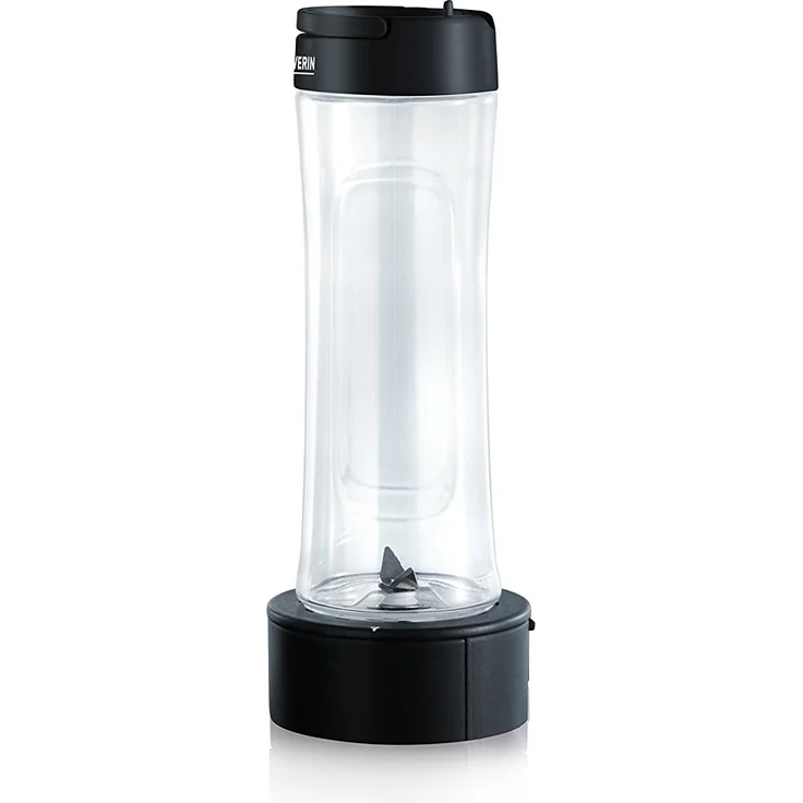 SEVERIN Multimixer SM 3737 mit Smoothie Mix & Go (Inkl. 1 L Mixbehälter und 600 ml Trinkbecher mit Deckel, ca. 500 W) edelstahl-schwarz – Bild 7