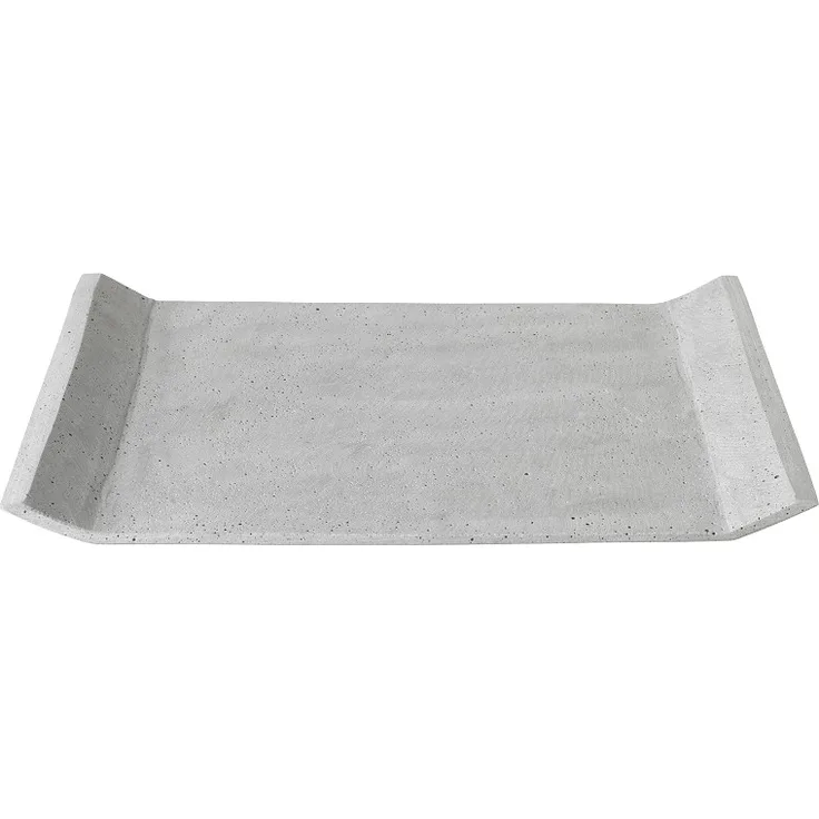 Blomus Dekoablage-65772 Dekoschale, Light Grau, H 2, 5 cm, B 40 cm, T 30 cm