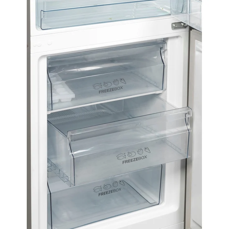 Gorenje RK 4182 PS4 Kühl-Gefrierkombination, freistehend, silber, Abtauautomatik im Kühlteil, LED, Breite 55 cm – Bild 6