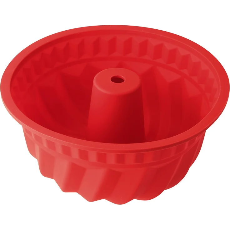 Dr. Oetker Gugelhupfform Ø 22 cm Flexxibel, Backform für Gugelhupf aus Silikon, Bundform für eindrucksvolle Kreationen, hochwertige Silikon-Kuchenform, Menge: 1 Stück