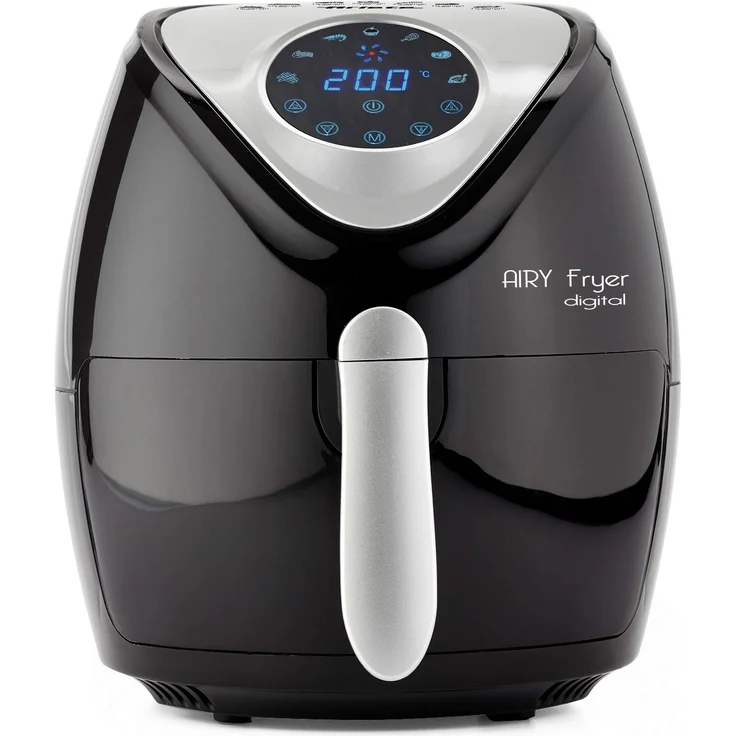 Ariete Airy Fryer Digital Fritteuse, 1300 W, Kunststoff, Schwarz – Bild 1