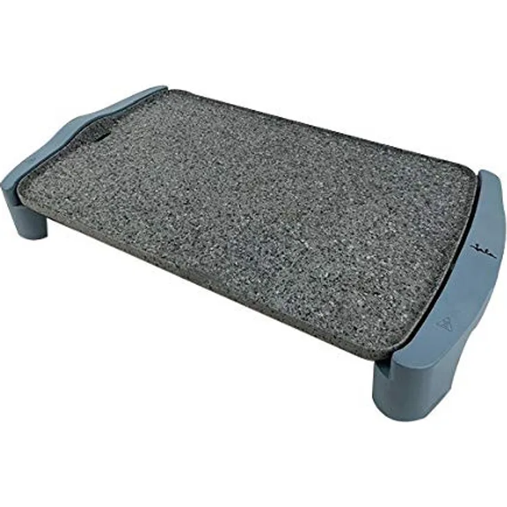 Jata GR600AM Elektrogrill Grillplatte Granit, 2500W, grau, blau