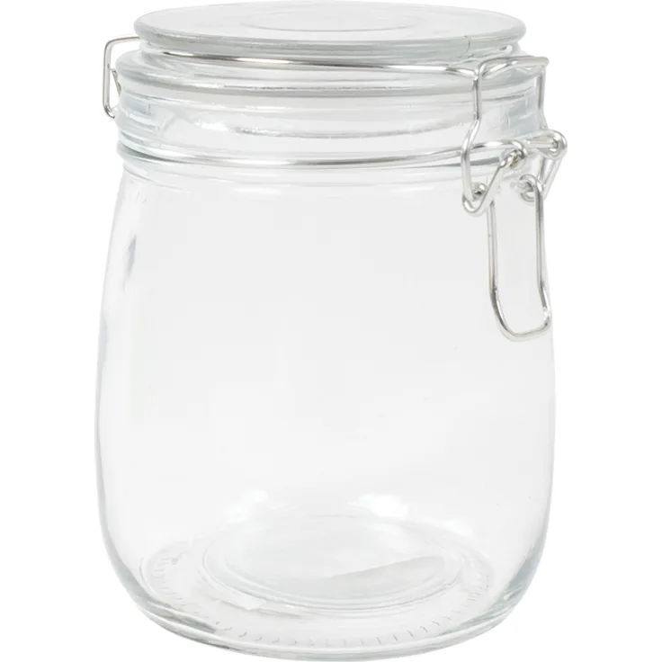 Drahtbügelglas 750ml Bügelverschluss Vorratsglas Einmachgläser Einweckglas Glas transparent