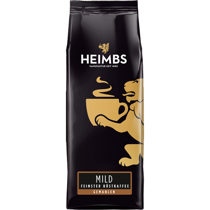 HEIMBS Mild Feinster Röstkaffee, 250g gemahlen