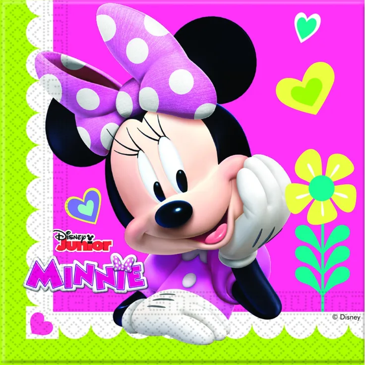 Minnie Happy Helpers 2-lagige Papierservietten 33x33cm