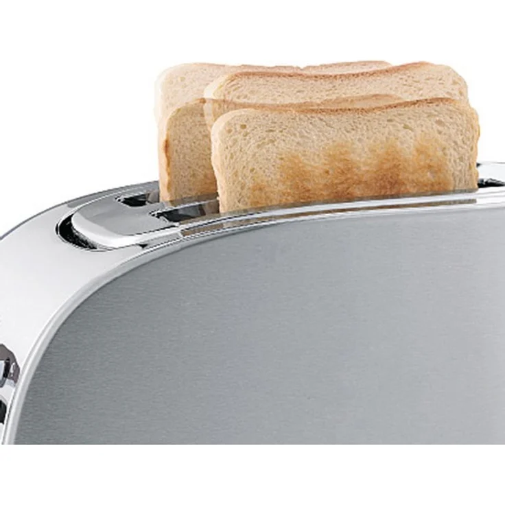 WMF Stelio Toaster Edelstahl, Doppelschlitz-Toaster mit Brötchenaufsatz, 980 W, 7 Bräunungsstufen, Bagel-Funktion, Überhitzungsschutz, edelstahl matt – Bild 3
