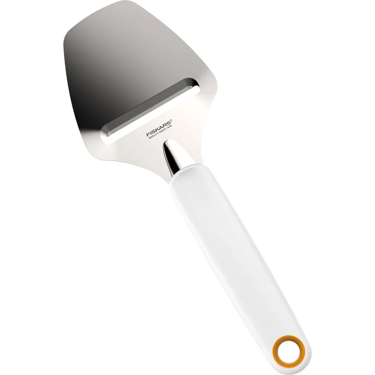 Fiskars Hartkäsehobel, Edelstahl-Kunststoff, Schnittbreite: 6 cm, Functional Form, Weiß, 1016129 – Bild 1