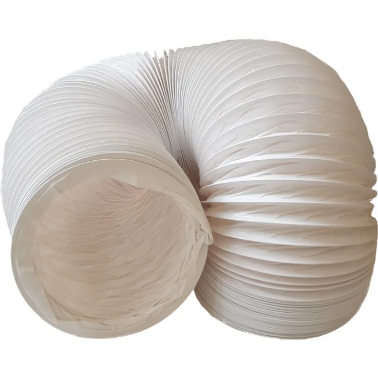 Abluftschlauch PVC flexibel Ø 150 mm, 4 m z.B. für Klimaanlagen, Wäschetrockner, Abzugshaube