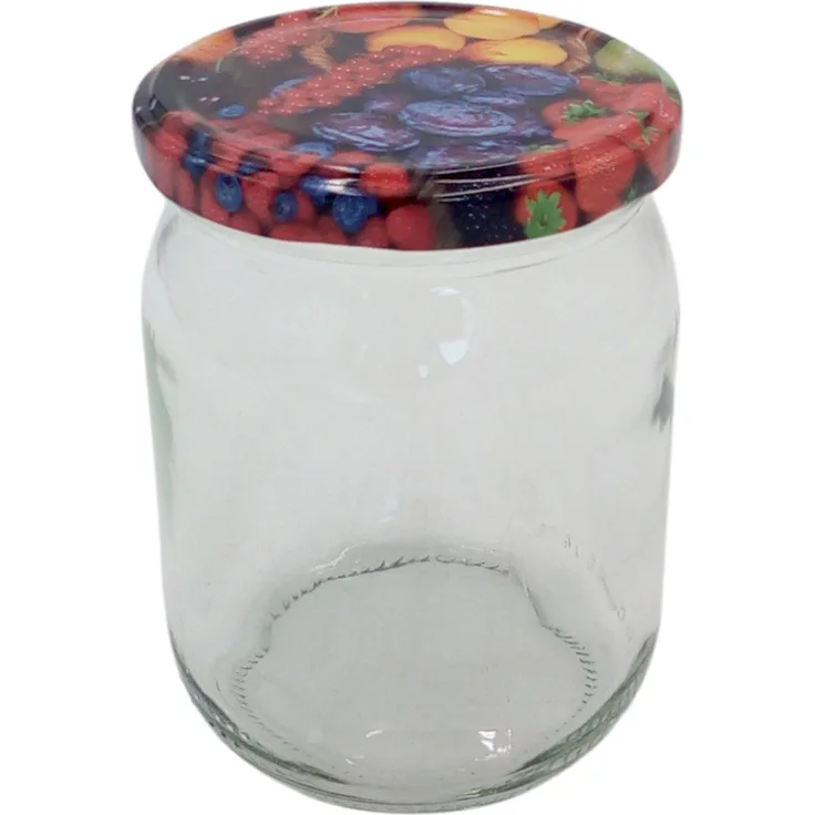 Omega Einmachglas 540ml Vorratsglas Einweckglas Marmeladenglas Schraubdeckel Früchte