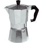 Home & Style Espressokocher, Edelstahl, Silber, 17 x 12 x 10 cm