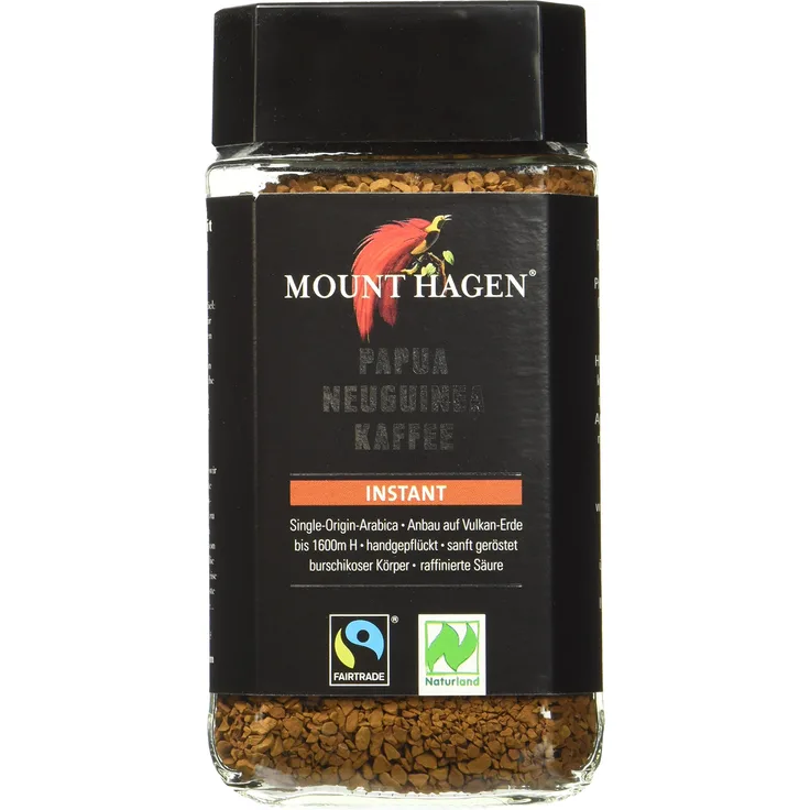 Mount Hagen Instant Fair Trade, 6er Pack (6 x 100 g) - Bio