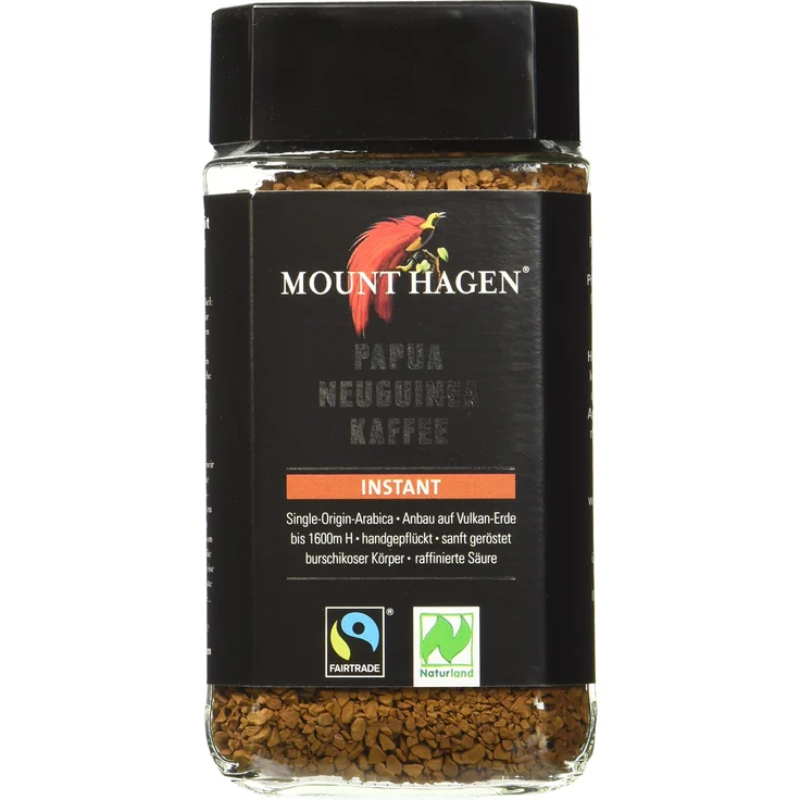 Mount Hagen Instant Fair Trade, 6er Pack (6 x 100 g) - Bio – Bild 1