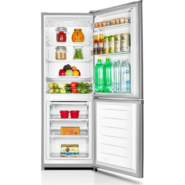 PKM KG225.4IX Kühl-Gefrierkombination, freistehend, silber, Breite 55.4 cm, Energieklasse D – Bild 2