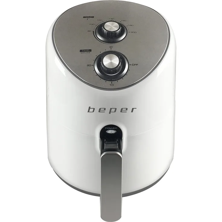Beper BC.350 Elektrisch Profi-Heißluft Fritteuse, 2,5 L, Weiß